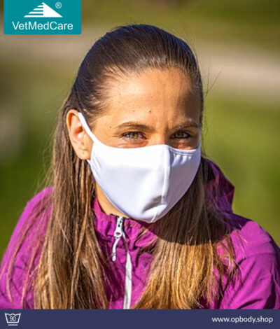 MNS Schutzmaske | Mund Nasen Form Schutzmaske | weiß & hydrophob | 100% wiederverwendbar