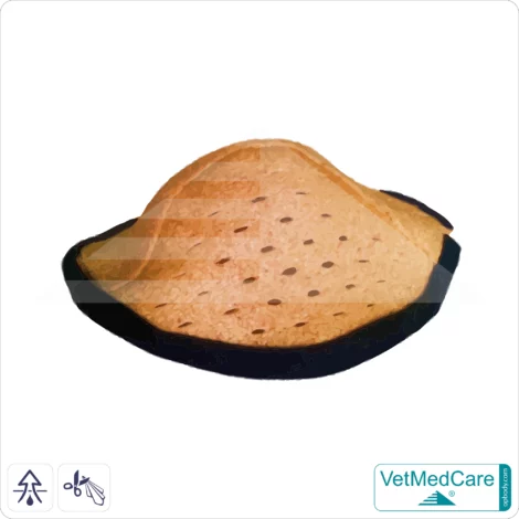 Augenabstandshalter für Pferde Kopfmaske - Woodcast Material | VetMedCare®